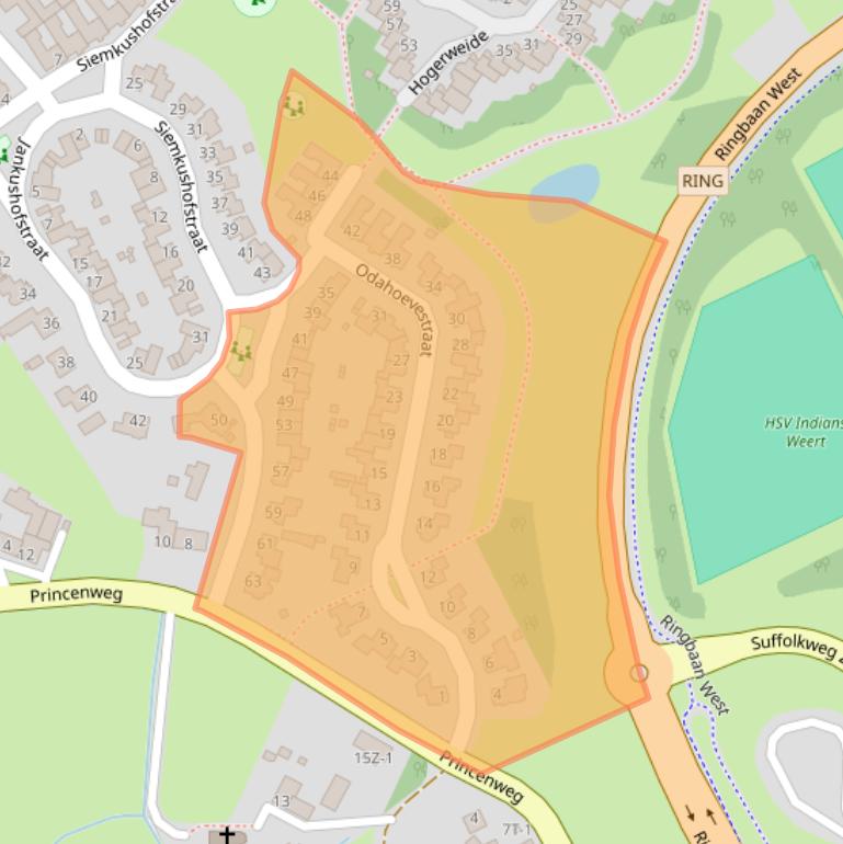 Kaart van postcodegebied 6002CT.