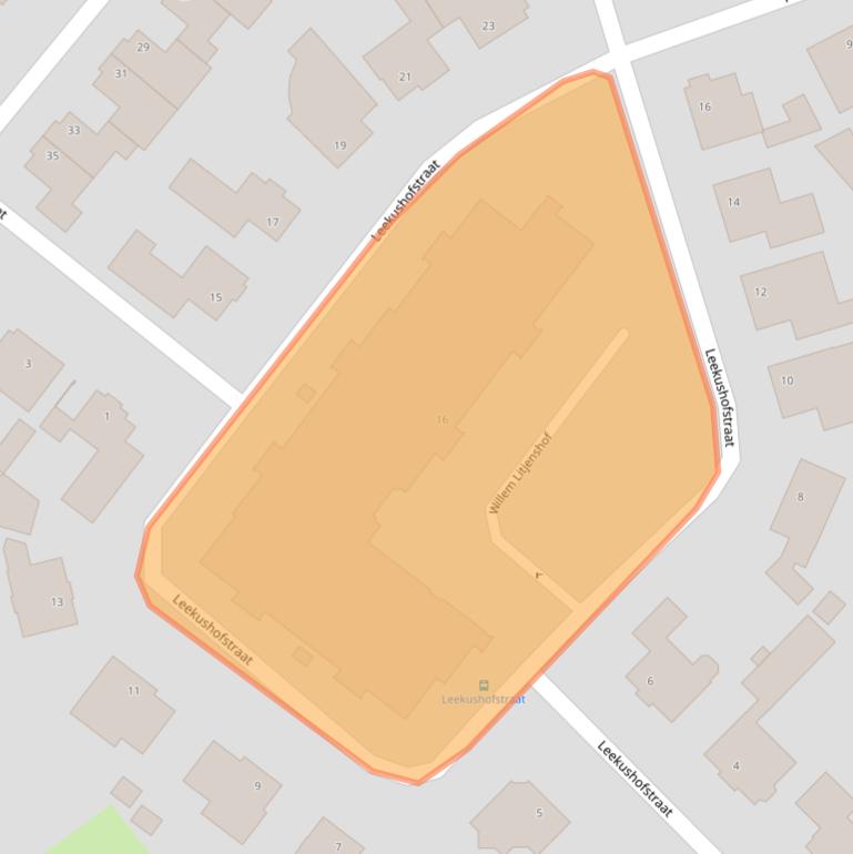 Kaart van postcodegebied 6002CW.