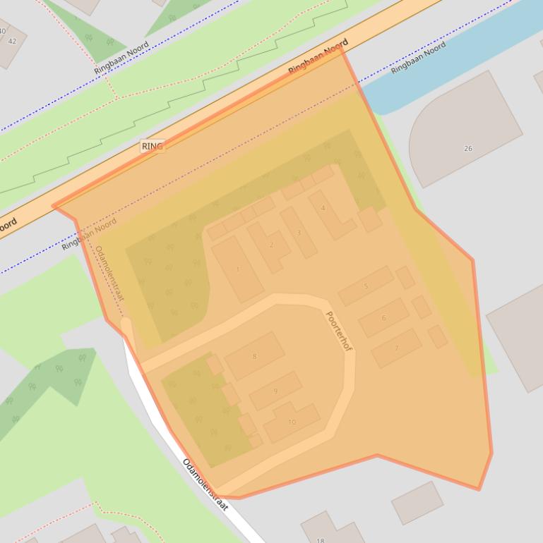 Kaart van postcodegebied 6002EZ.