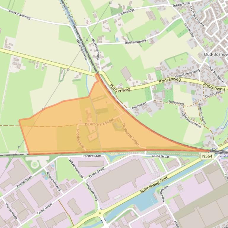 Kaart van postcodegebied 6002ND.