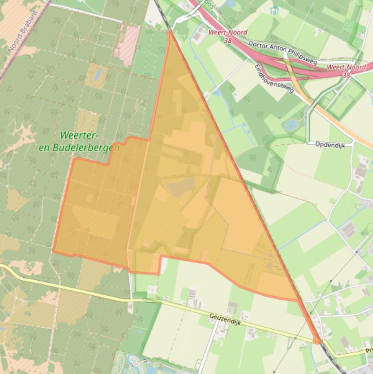 Kaart van postcodegebied 6002NN.