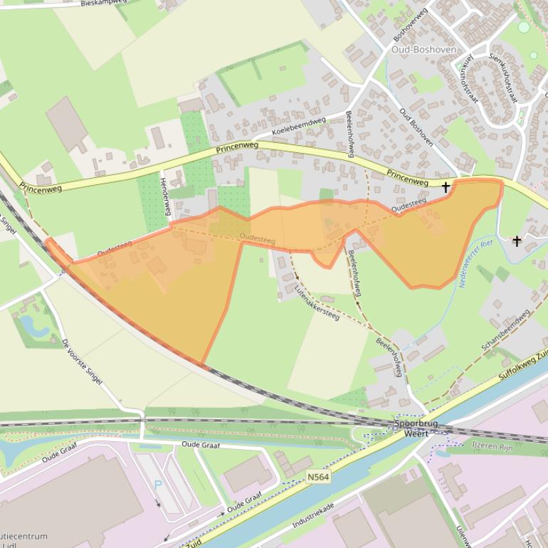 Kaart van postcodegebied 6002SG.