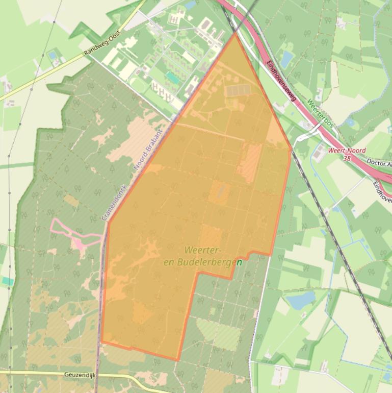 Kaart van postcodegebied 6002SR.