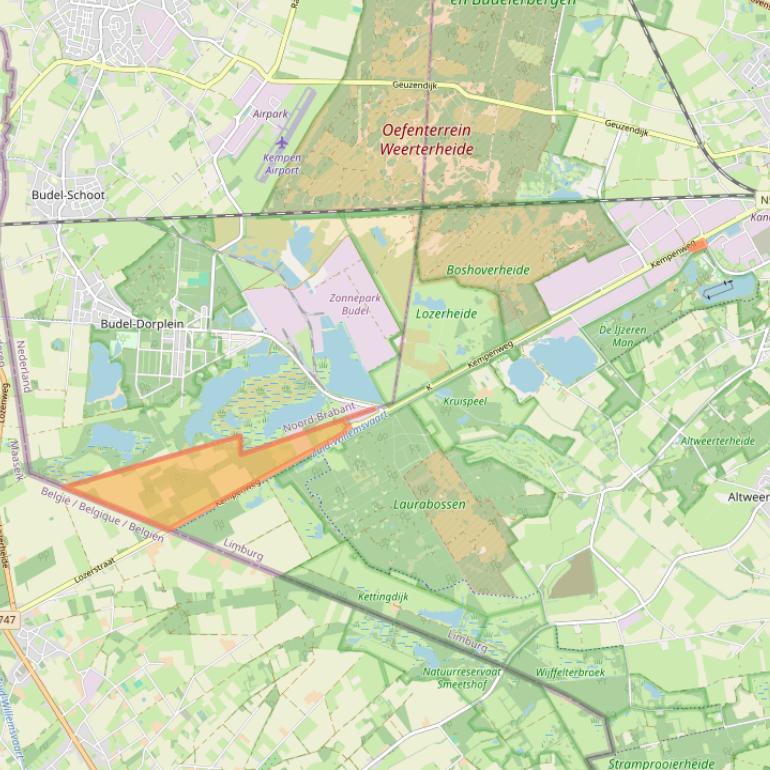 Kaart van postcodegebied 6002SX.