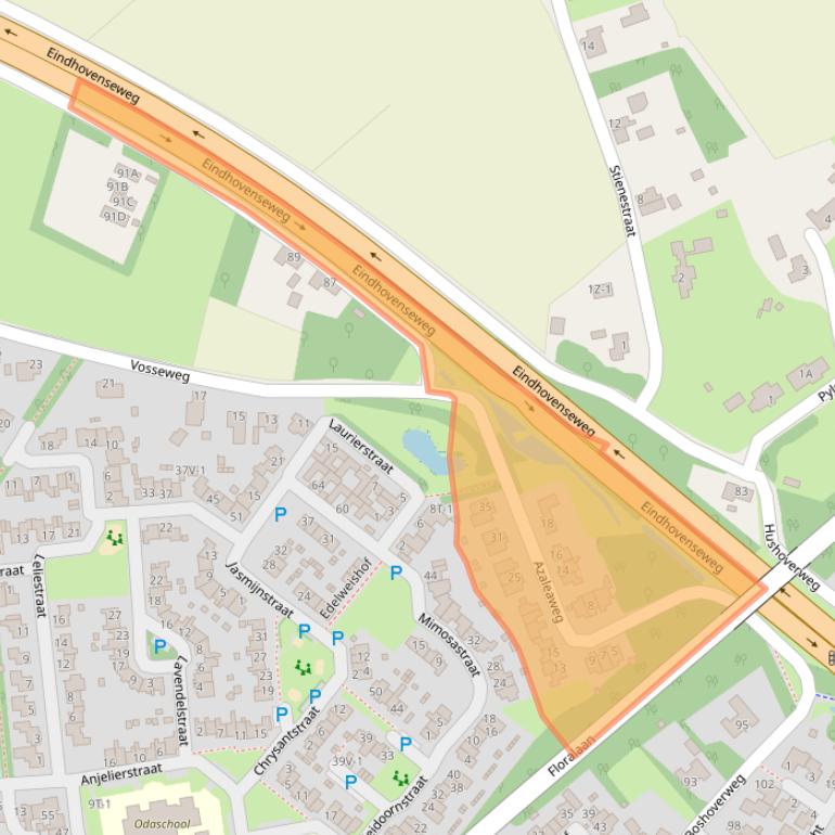 Kaart van postcodegebied 6002TD.