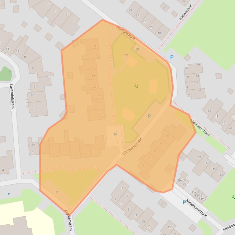 Kaart van postcodegebied 6002TJ.