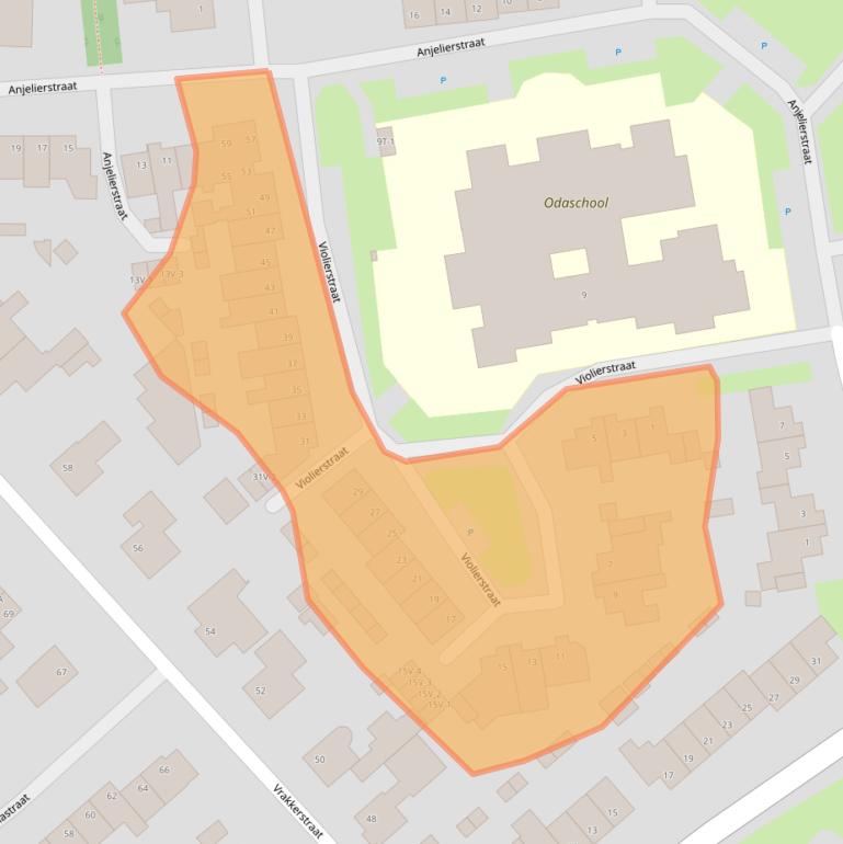 Kaart van postcodegebied 6002TR.