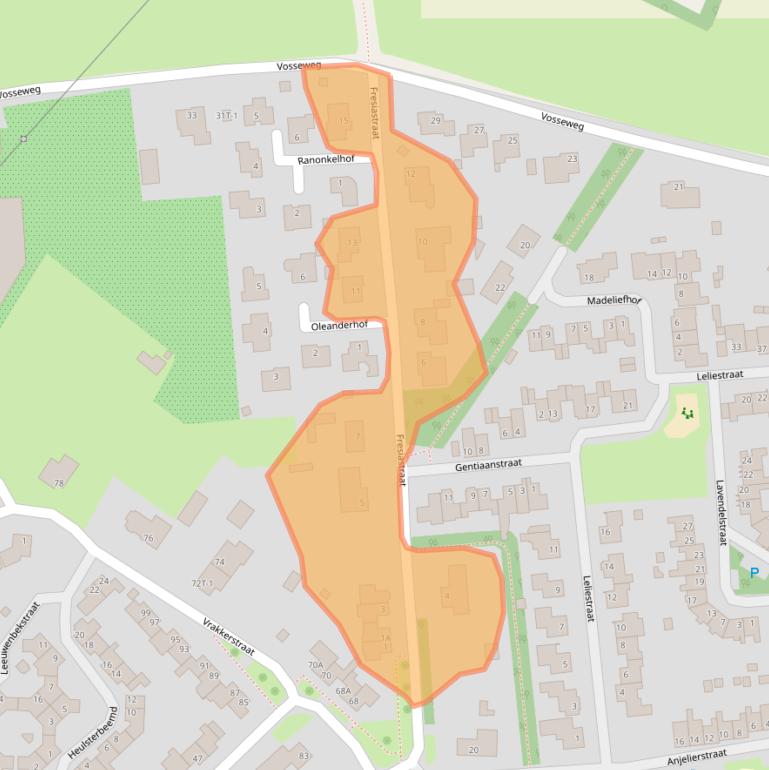 Kaart van postcodegebied 6002TX.