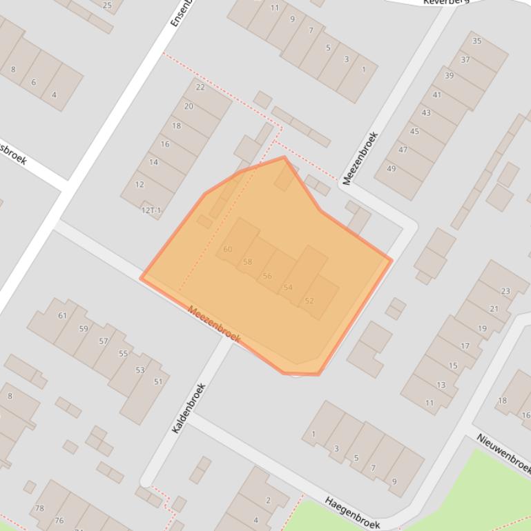 Kaart van postcodegebied 6002VG.