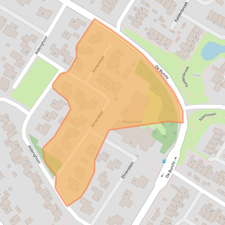 Kaart van postcodegebied 6002VJ.