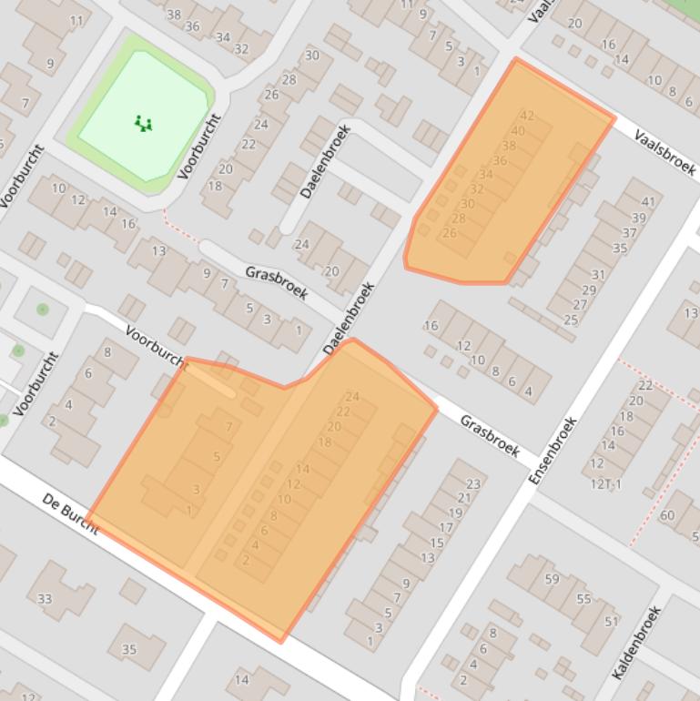 Kaart van postcodegebied 6002VN.