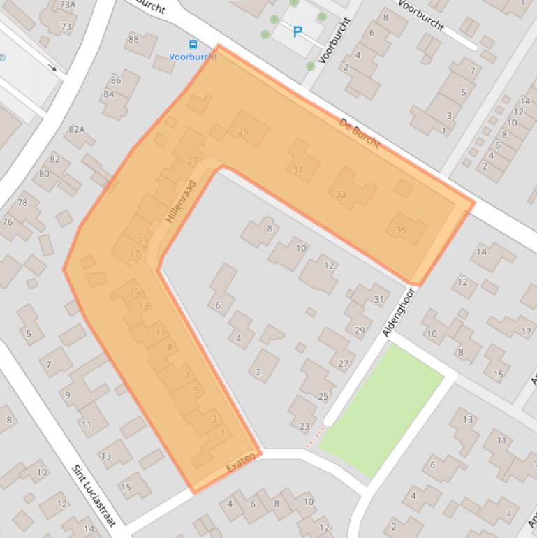 Kaart van postcodegebied 6002VV.