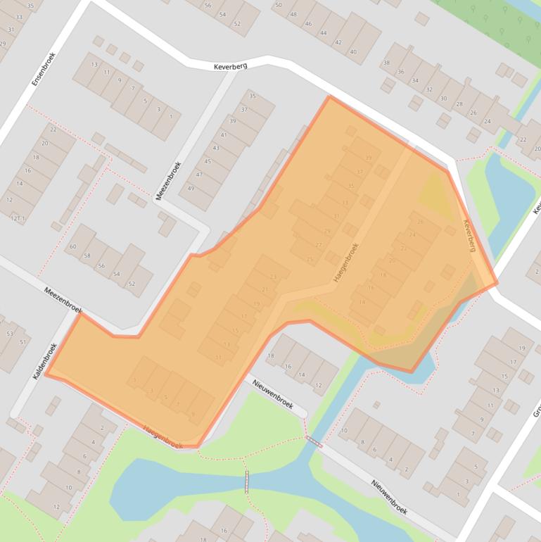 Kaart van postcodegebied 6002WG.