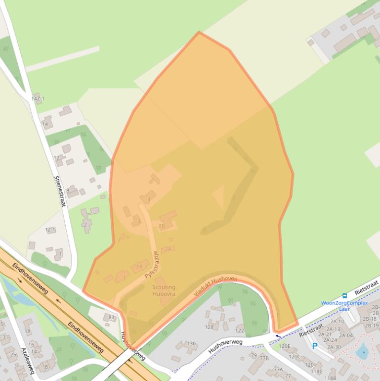 Kaart van postcodegebied 6003AK.