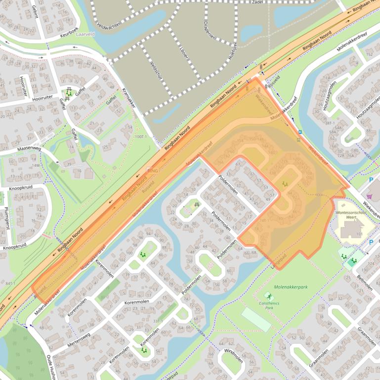 Kaart van postcodegebied 6003BB.