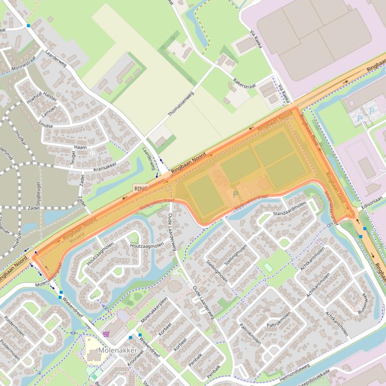 Kaart van postcodegebied 6003BD.