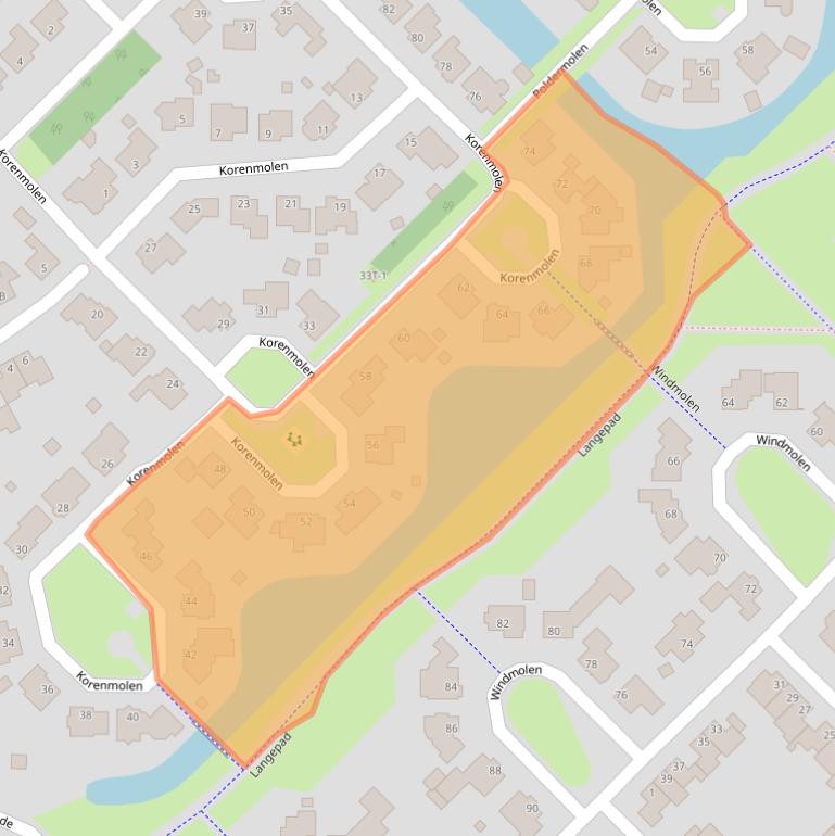 Kaart van postcodegebied 6003BG.