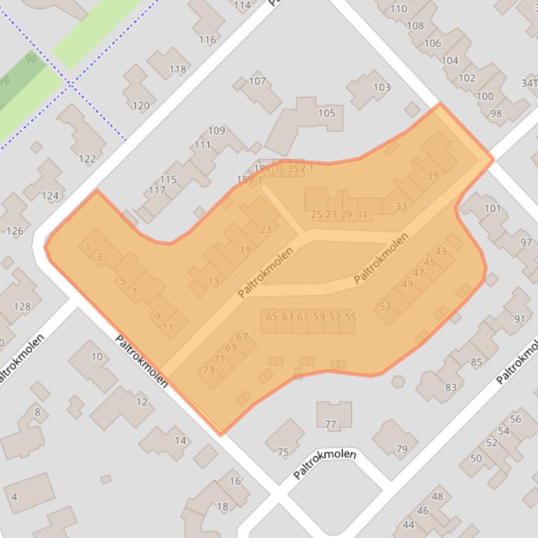 Kaart van postcodegebied 6003CT.