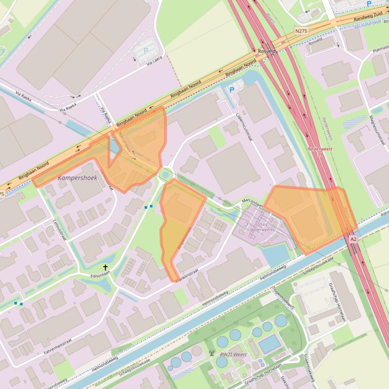 Kaart van postcodegebied 6003DD.