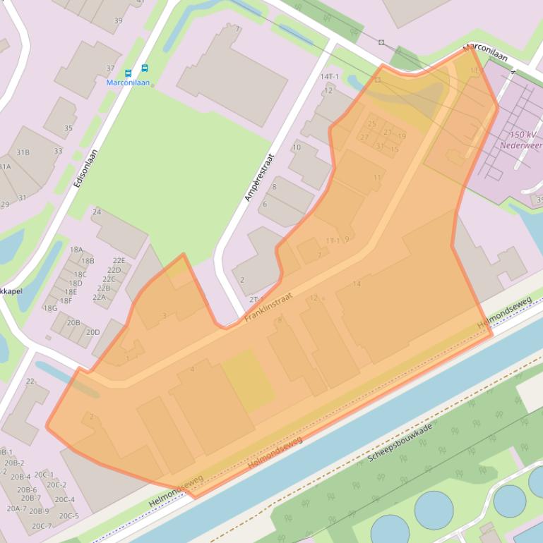 Kaart van postcodegebied 6003DK.