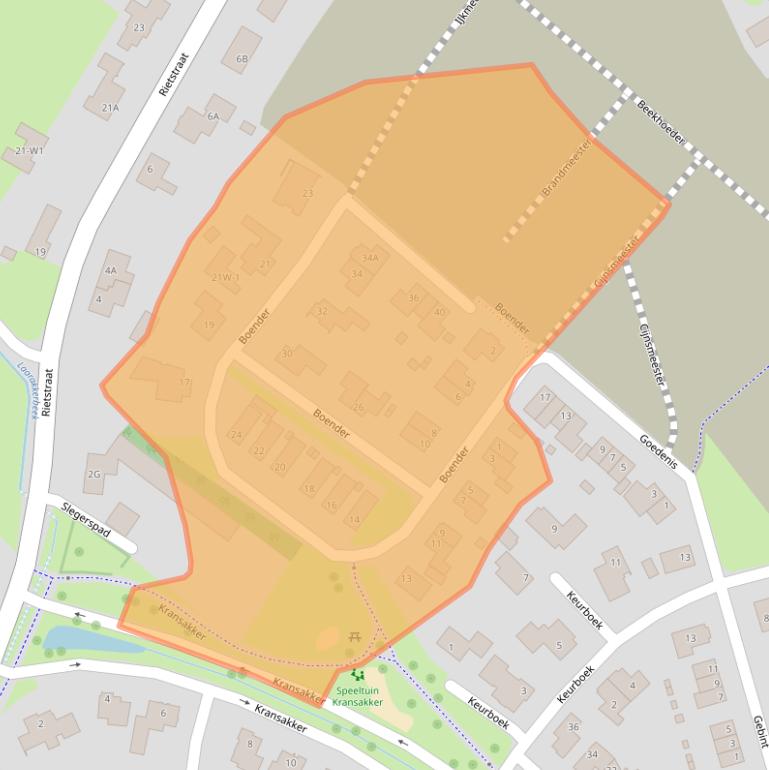 Kaart van postcodegebied 6003EA.