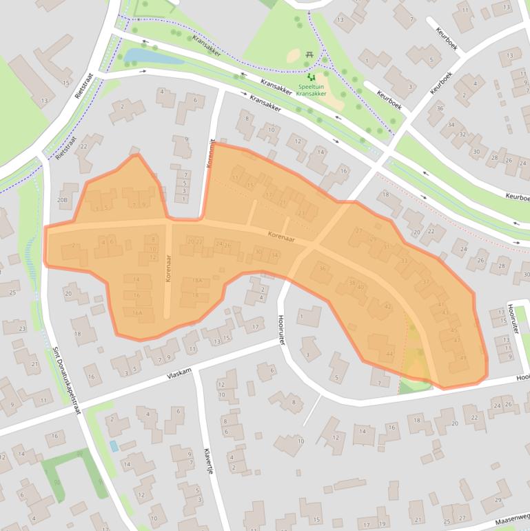 Kaart van postcodegebied 6003EH.