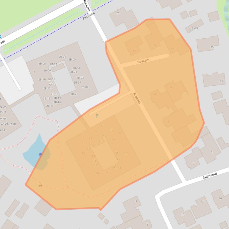 Kaart van postcodegebied 6003EL.