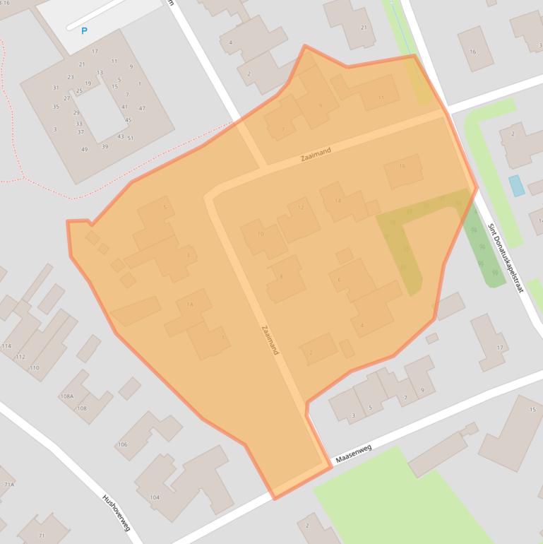 Kaart van postcodegebied 6003EM.