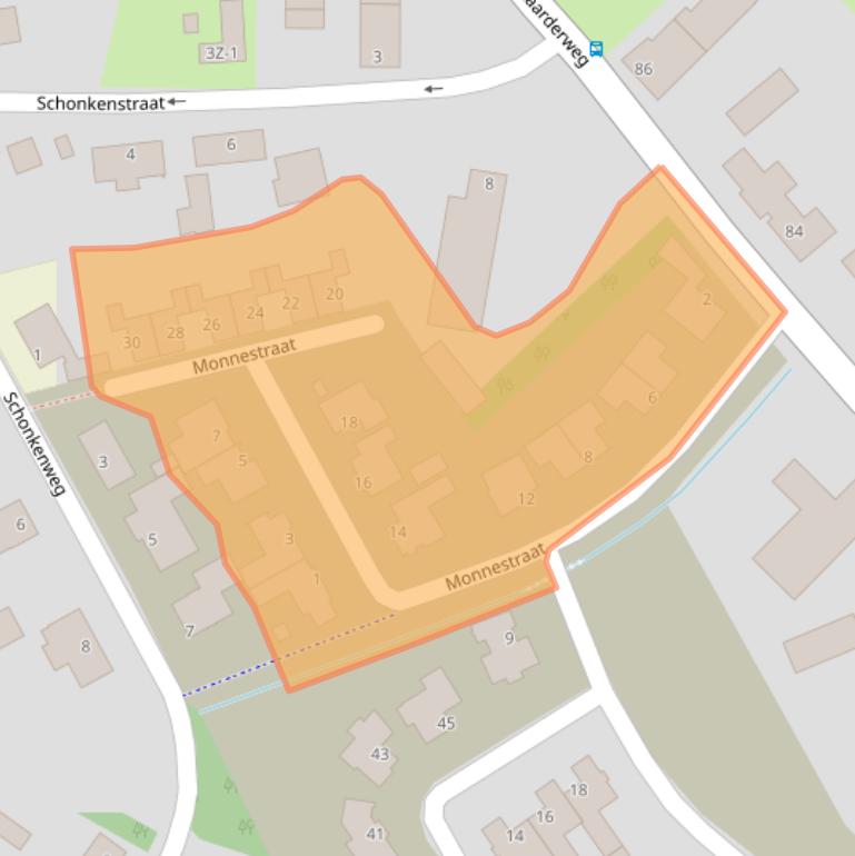 Kaart van postcodegebied 6003GA.