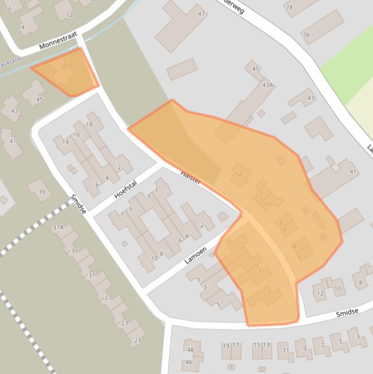 Kaart van postcodegebied 6003GB.