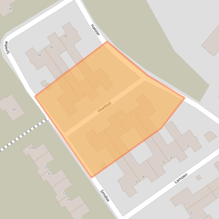 Kaart van postcodegebied 6003GD.