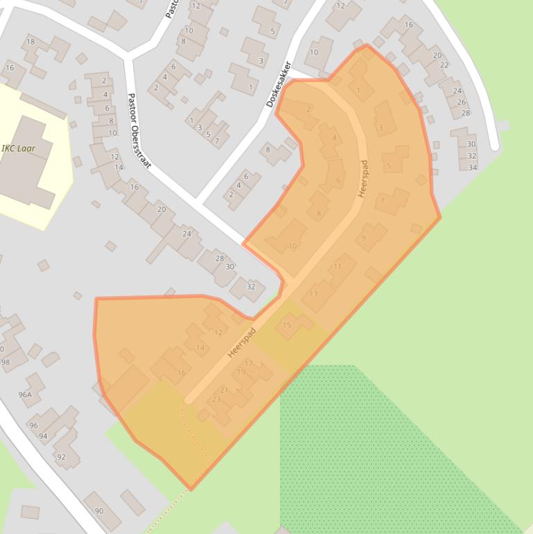 Kaart van postcodegebied 6003MD.
