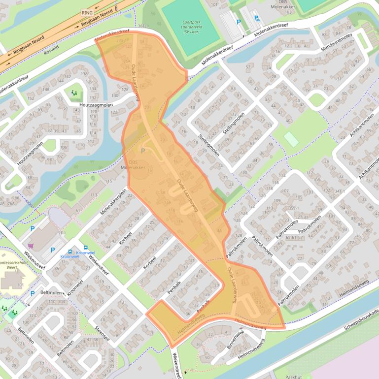 Kaart van postcodegebied 6003ME.