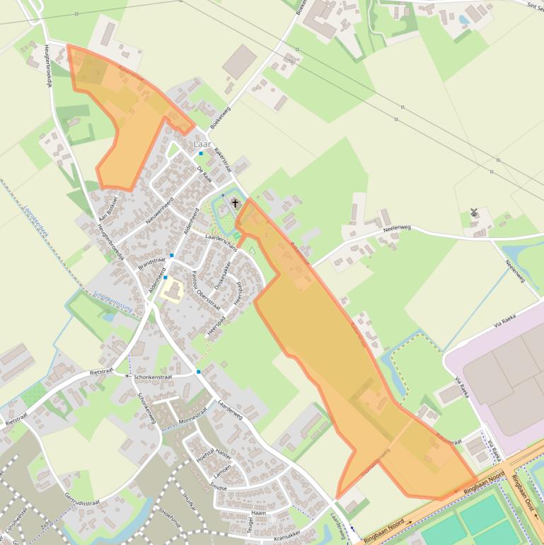 Kaart van postcodegebied 6003NM.