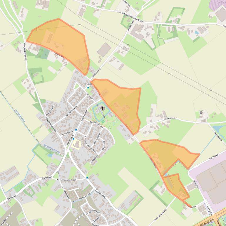 Kaart van postcodegebied 6003NN.