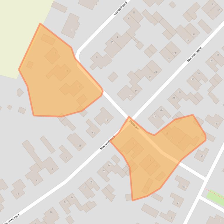 Kaart van postcodegebied 6003NZ.