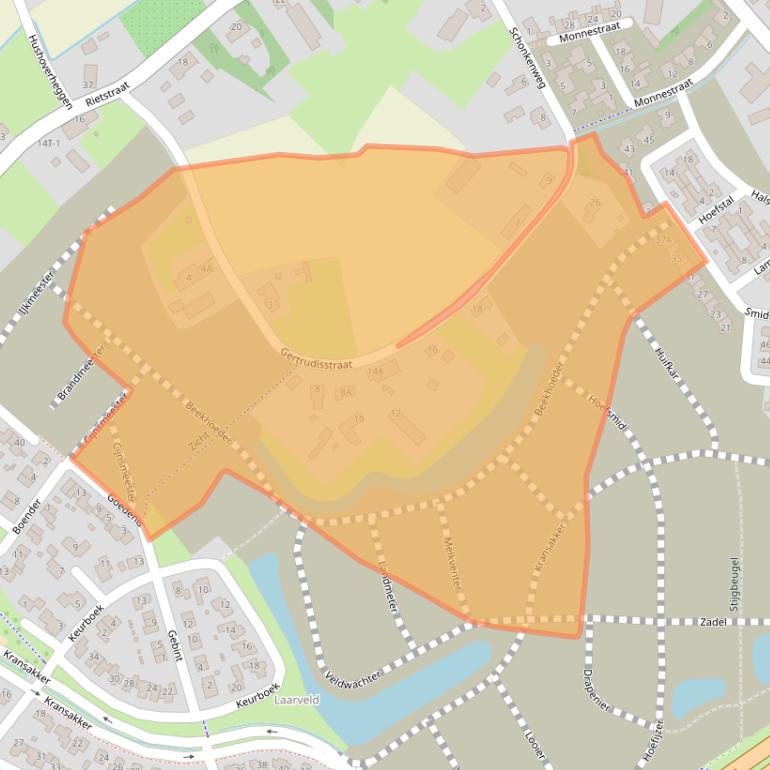 Kaart van postcodegebied 6003PK.