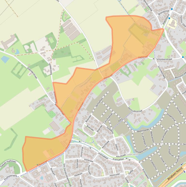 Kaart van postcodegebied 6003PL.
