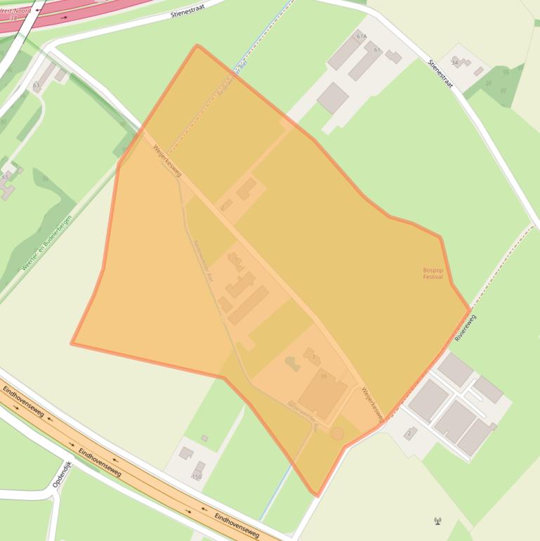 Kaart van postcodegebied 6003PW.