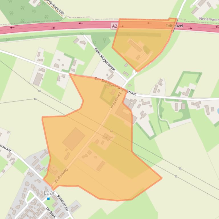 Kaart van postcodegebied 6003RG.