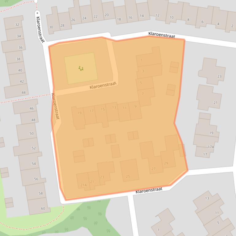 Kaart van postcodegebied 6004DP.