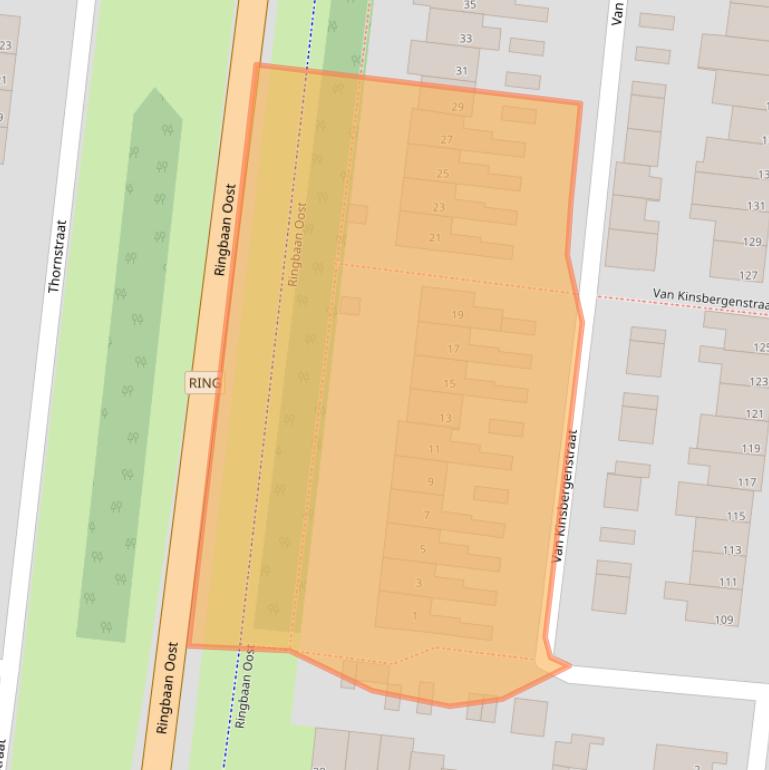 Kaart van postcodegebied 6004ET.
