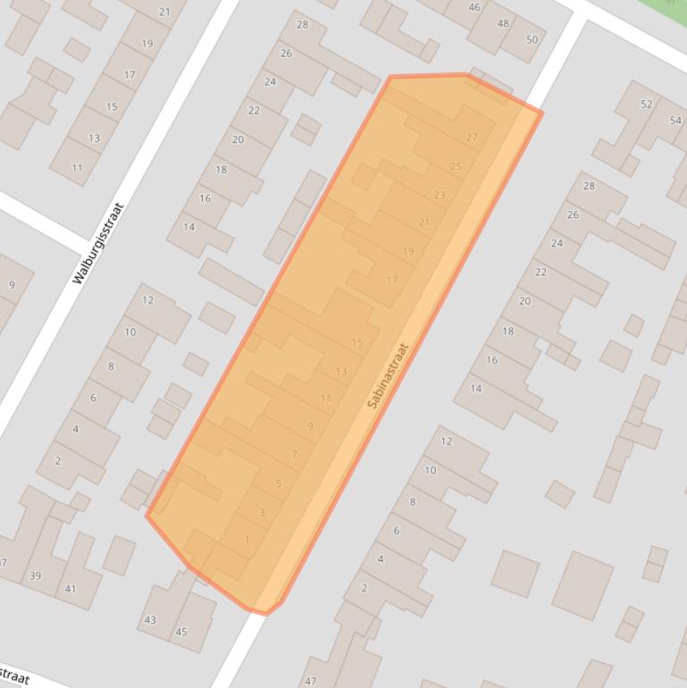 Kaart van postcodegebied 6004JD.