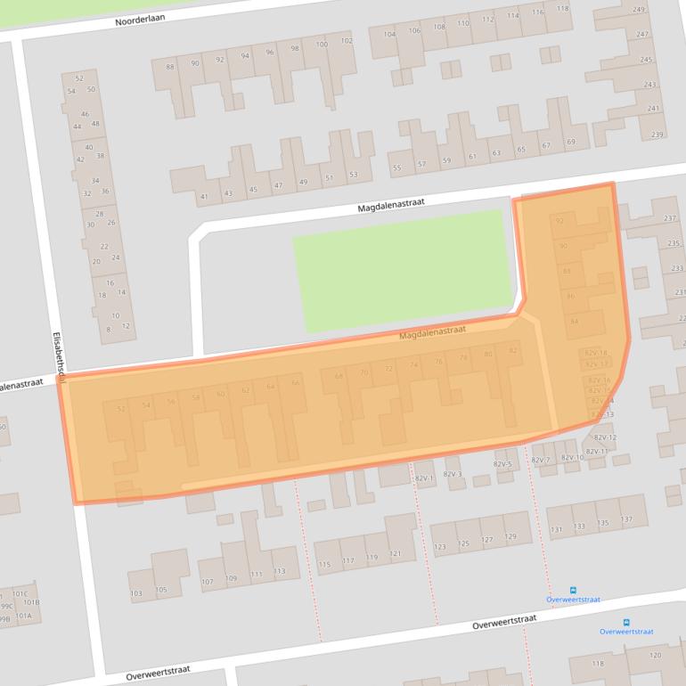 Kaart van postcodegebied 6004JL.