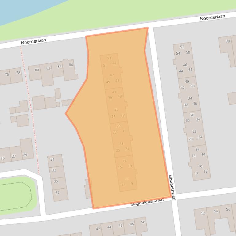 Kaart van postcodegebied 6004JM.