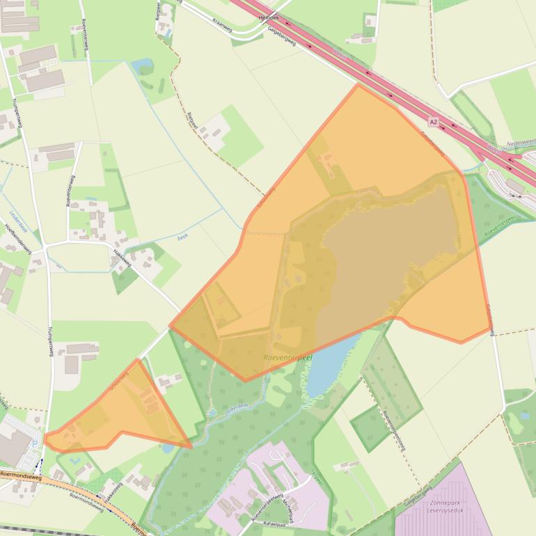 Kaart van postcodegebied 6004PG.