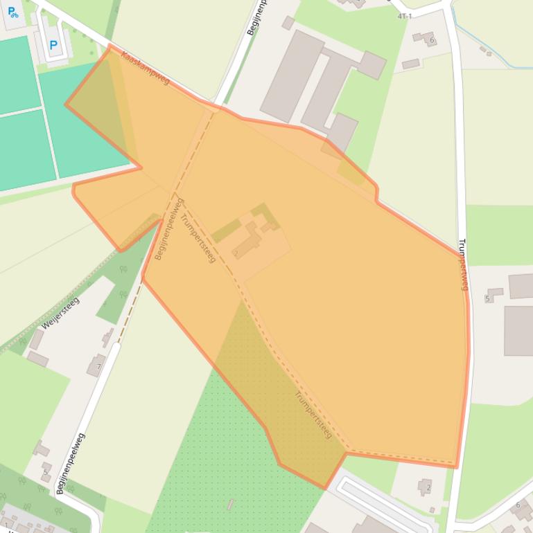 Kaart van postcodegebied 6004PX.