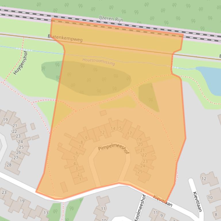 Kaart van postcodegebied 6005JK.