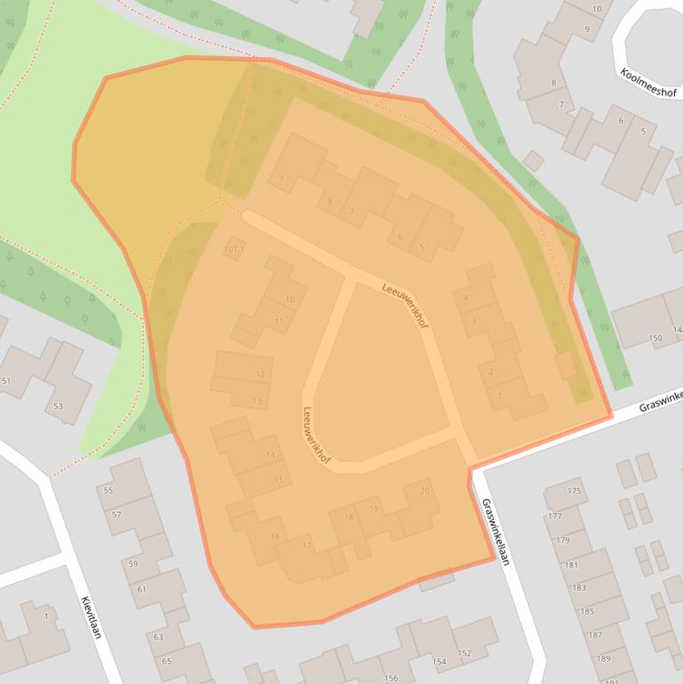 Kaart van postcodegebied 6005JS.