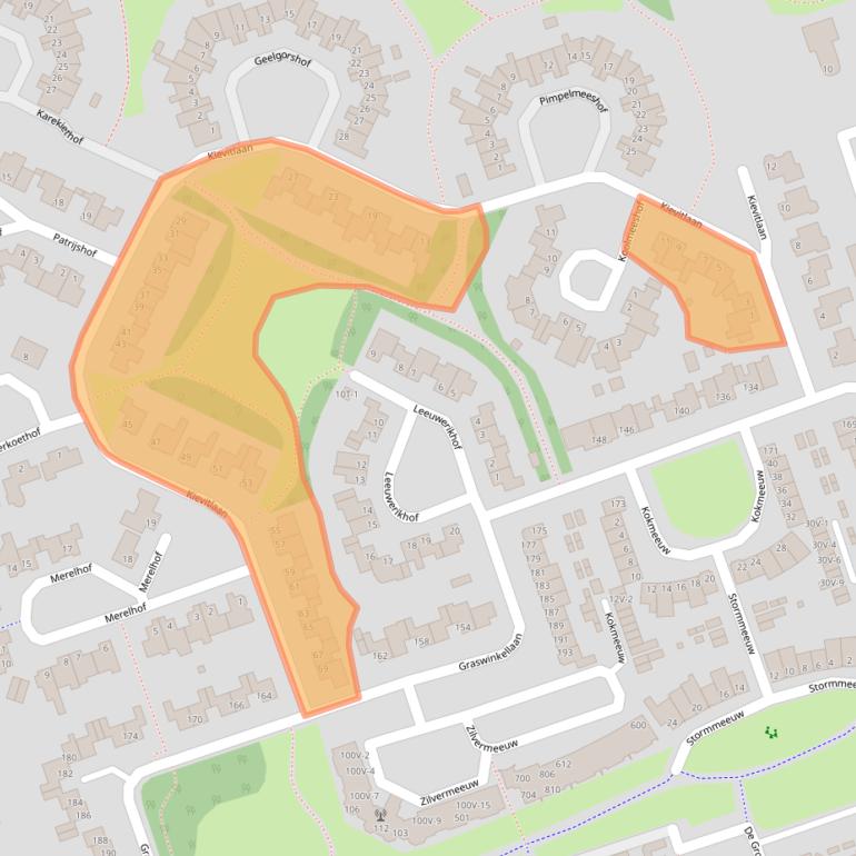 Kaart van postcodegebied 6005JW.